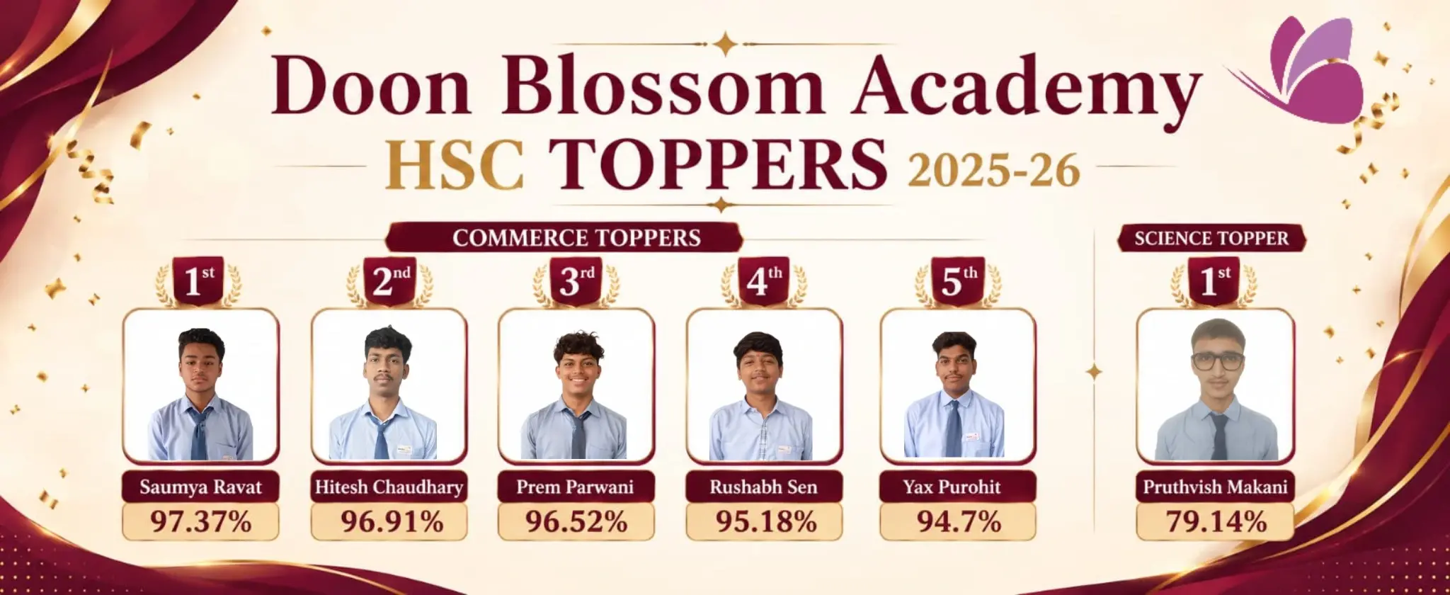 DBA HSC toppers banner